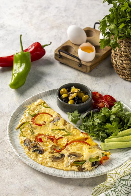 Sebzeli Omlet